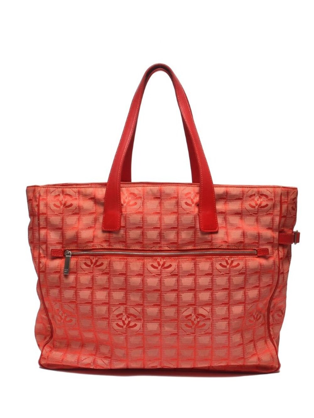 Chanel Tote Bag Silver 7 New Travel Line TGM